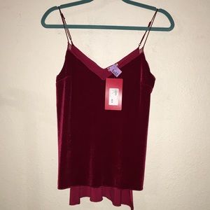Red Velvet Tank Free People